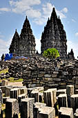 Prambanan - Candi Lara Jonggrang, the temple complex 